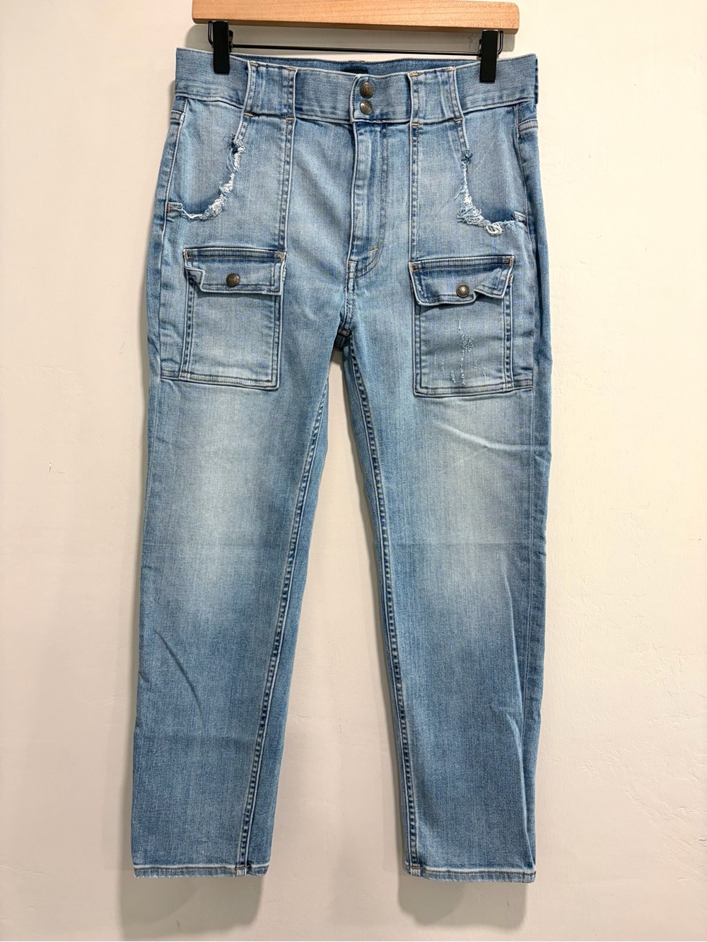 Edwin Rylee Cargo Straight Slim Leg Jeans